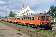 Bild: Tåg med Y1 i Rättvik