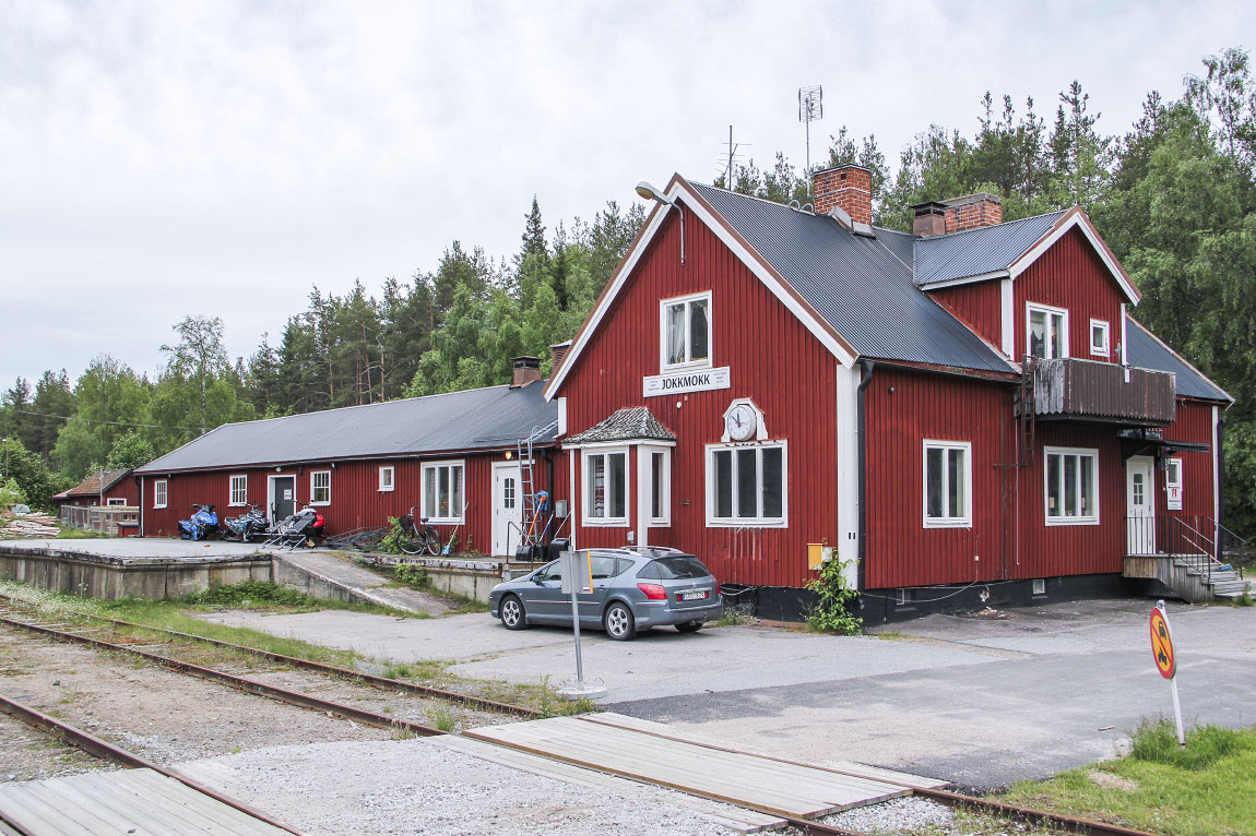 Bild: Stationshuset i Jokkmokk 2021