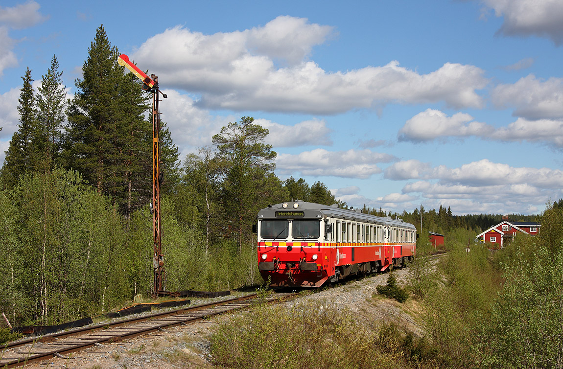 Bild: Tåg vid Kitajaur norr om Kåbdalis den 16 juni 2012.