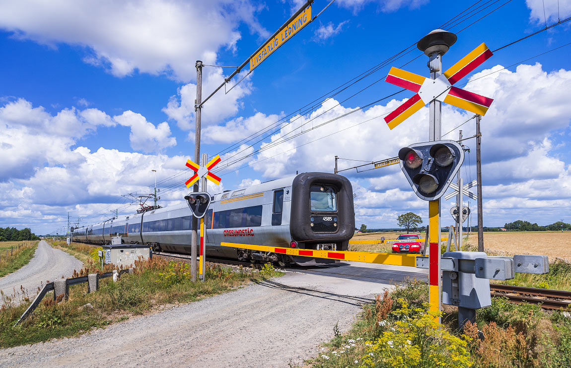 Bild: Öresundståg utanför Önnestad 2018