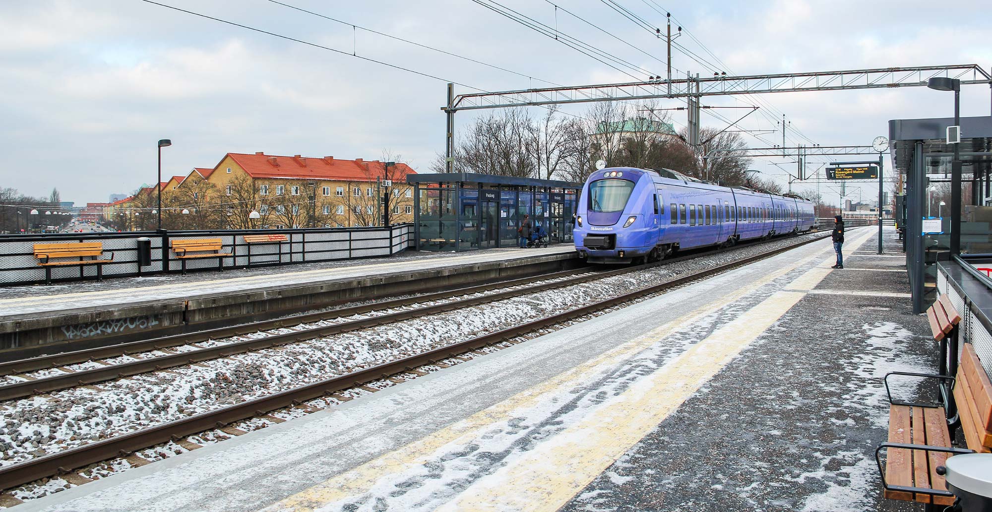 Pågatåg i Persborg i Malmö 2019