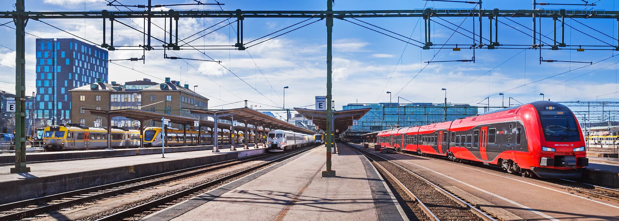 Bild: Tåg på Göteborg C 2015