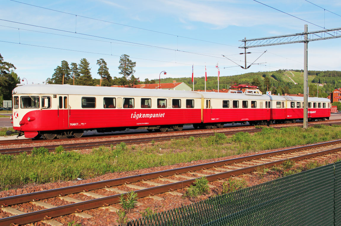 Bild: Tågkompaniet X20 202 i Rättvik 2011